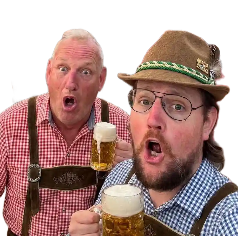 Eelco en Marvin Visser - organisatoren Haarlems Oktoberfest